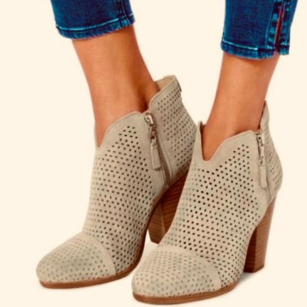 Rag & Bone Margot Perforated Suede Ankle Boot